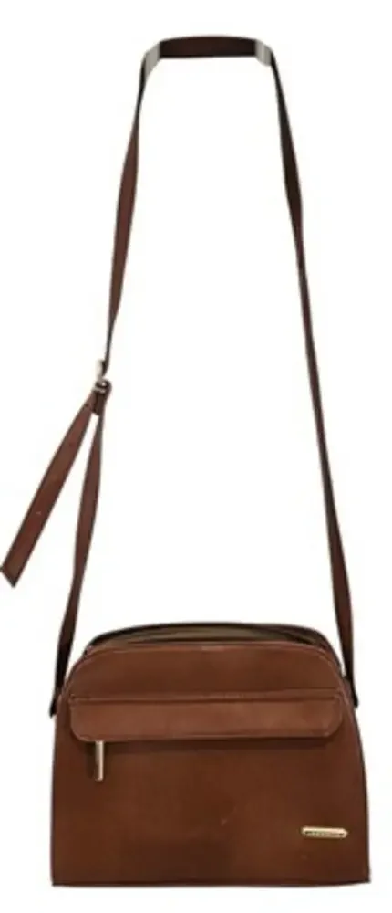 Liz Claiborne Small Brown Handbag Shoulder‎ Bag Purse Vintage Lined.